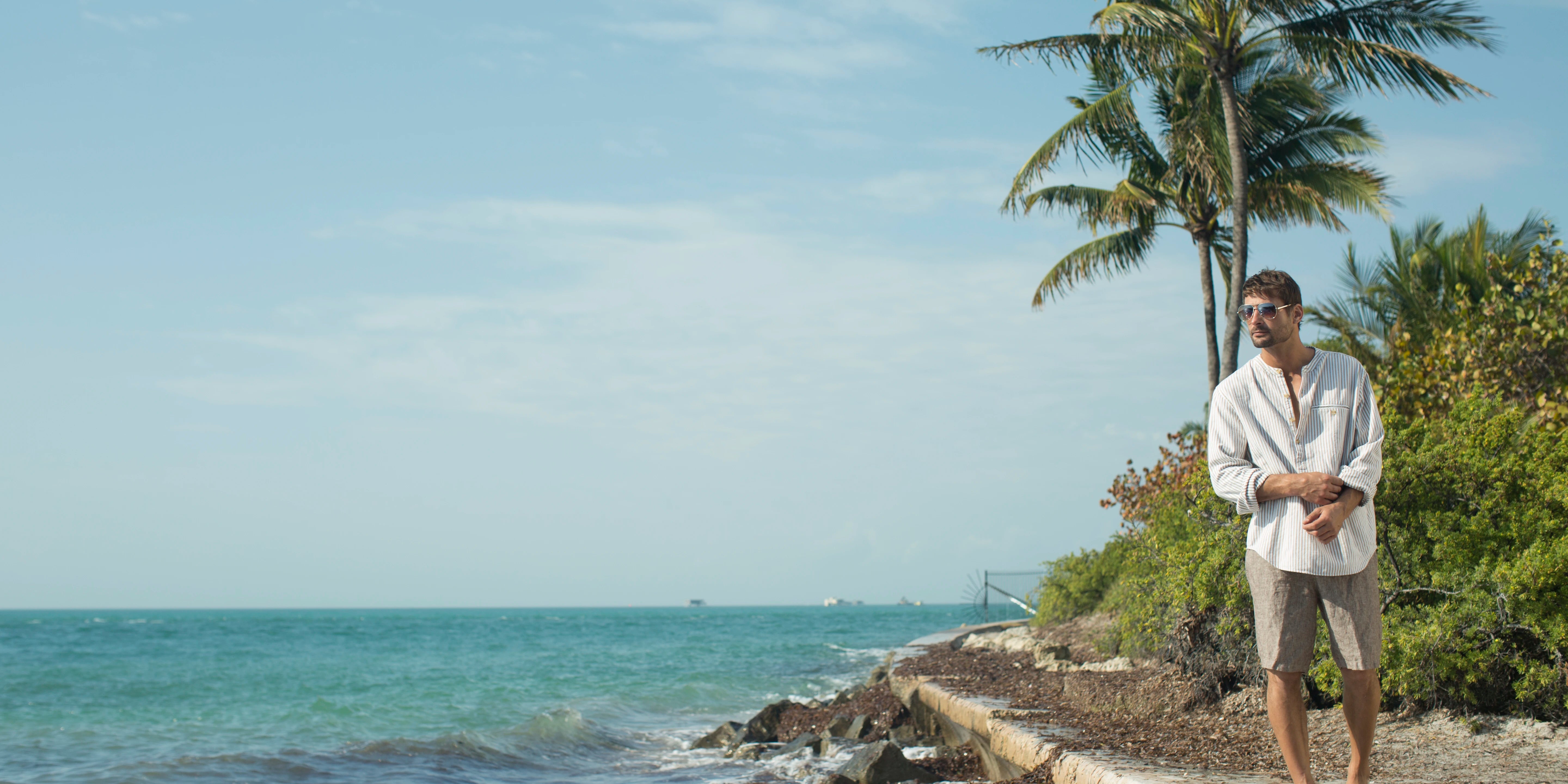 Castaway Collarless Shirt