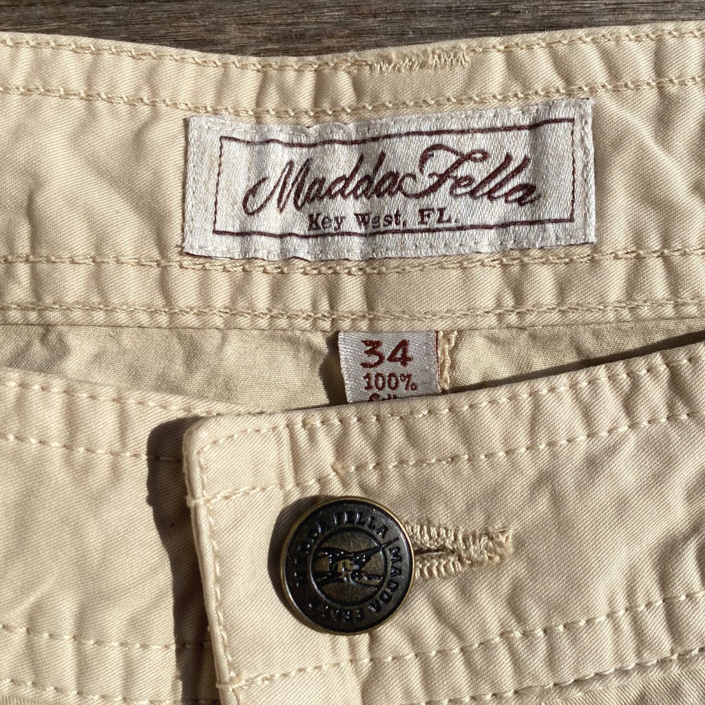 Stone ++ mens khaki cargo shorts
