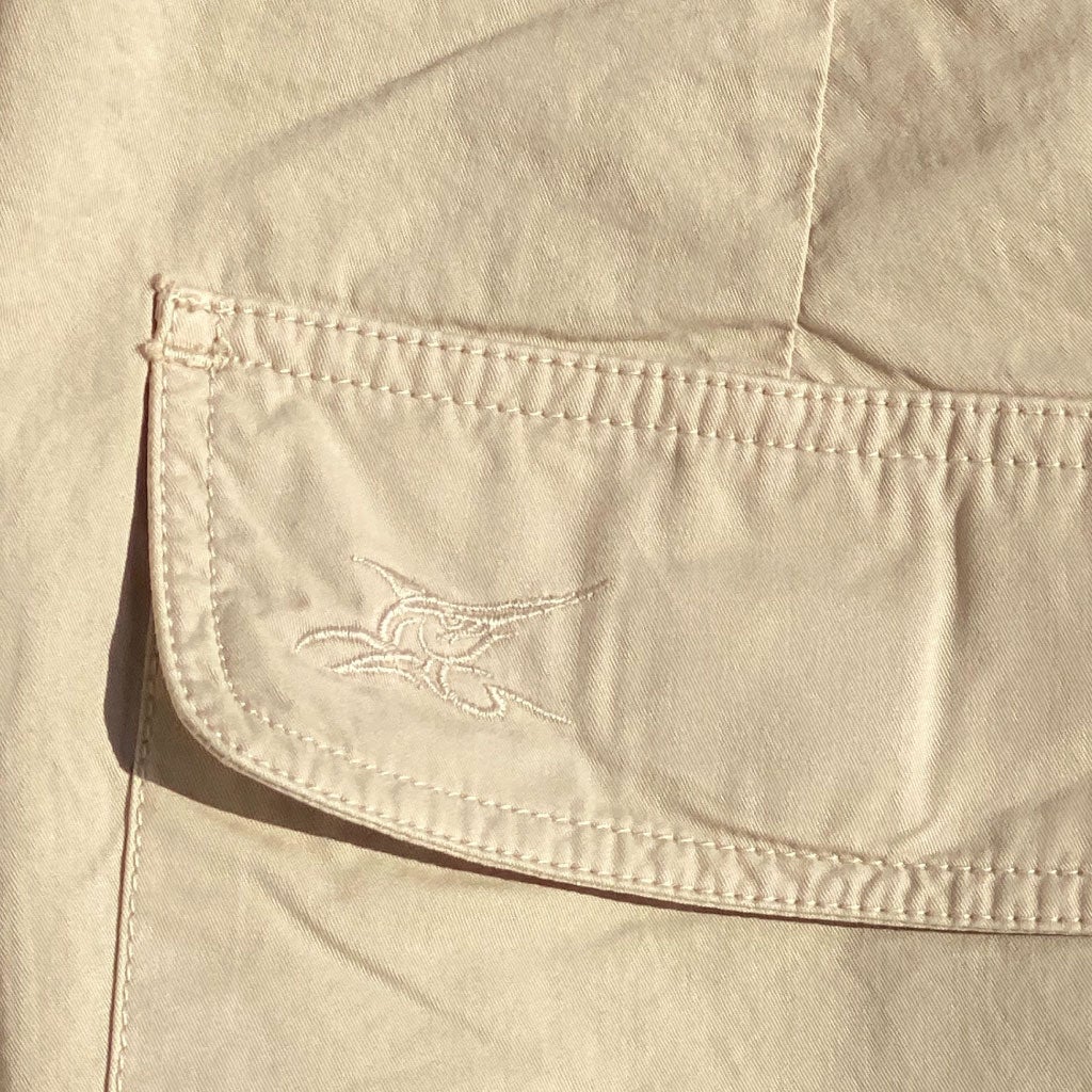 Stone ++ mens khaki cargo shorts