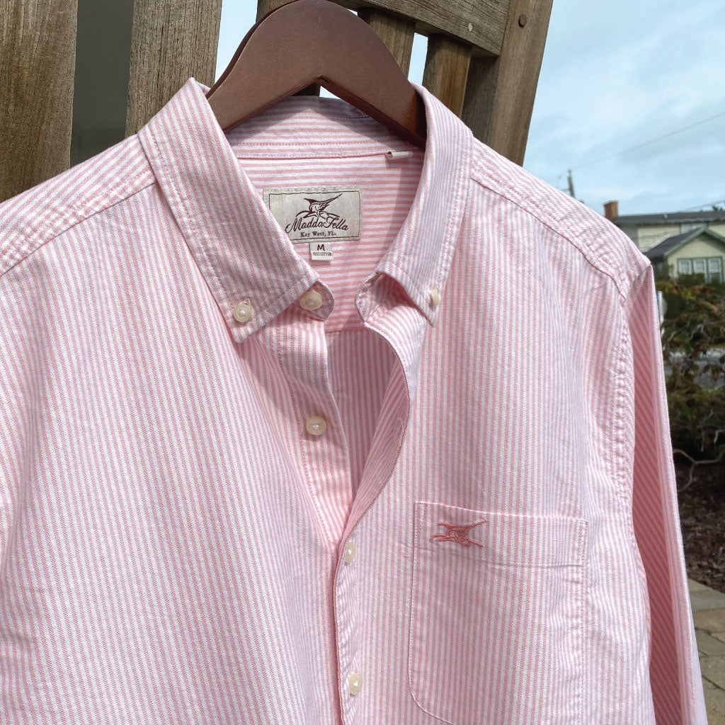 Island Coral/White Stripe