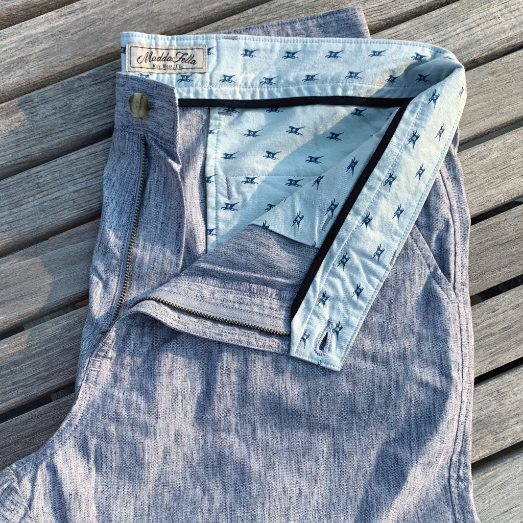 Heathered India Ink - 9in Inseam