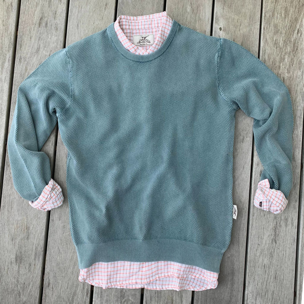 Bottle Green ++ mens lightweight sweater
