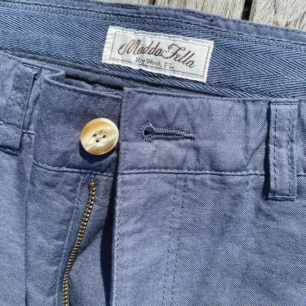 Blue Slate ++ mens blue oxford shorts