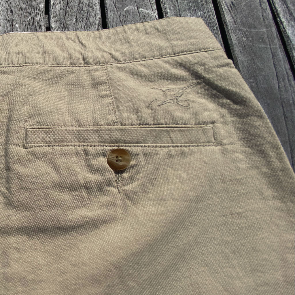 Khaki ++ mens khaki oxford shorts