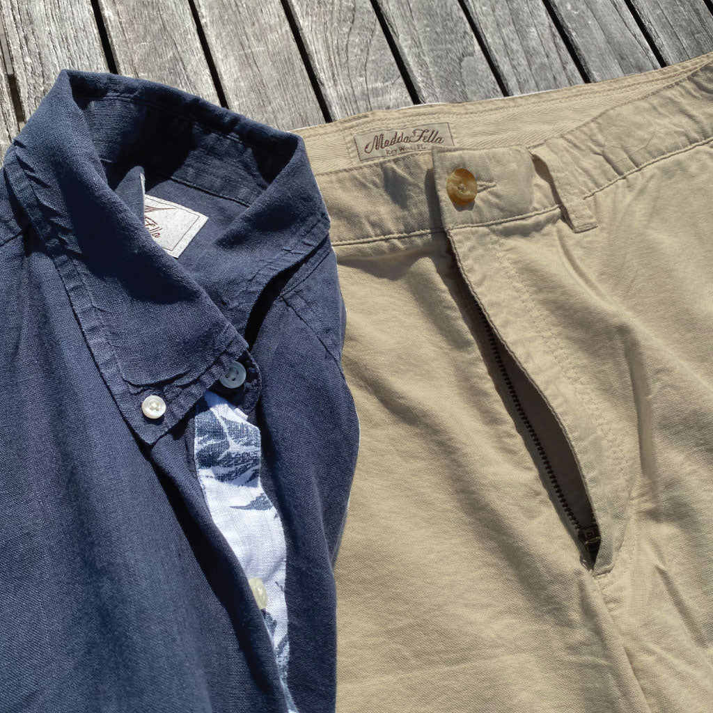Khaki ++ mens khaki oxford shorts