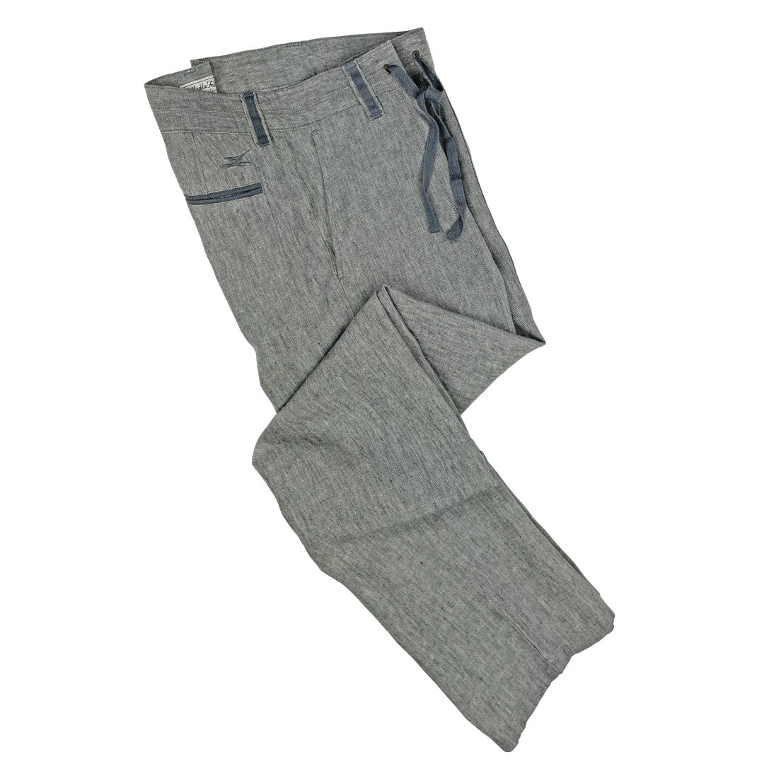 India Ink ++ gray linen pants mens