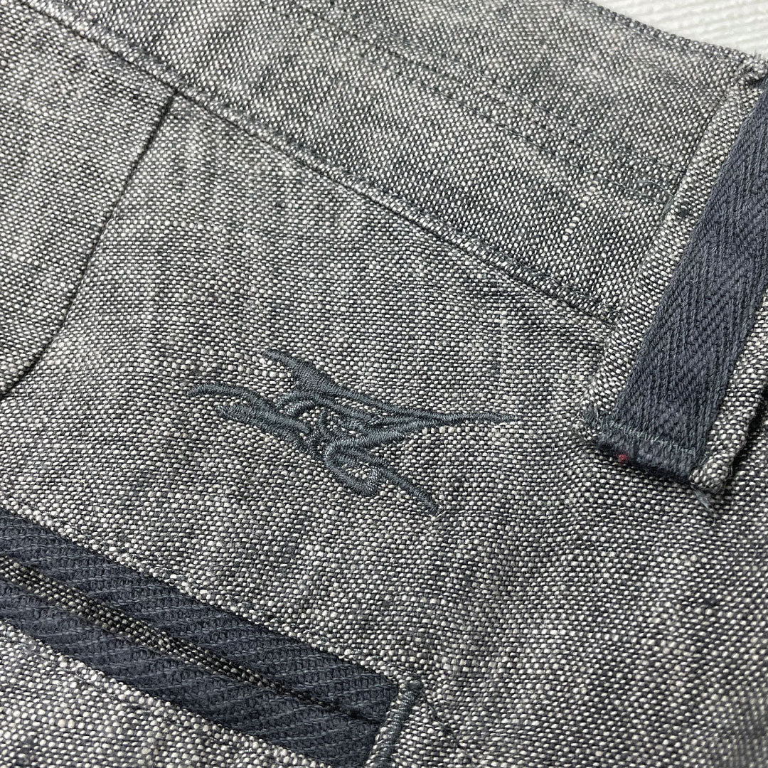 India Ink ++ gray linen pants mens