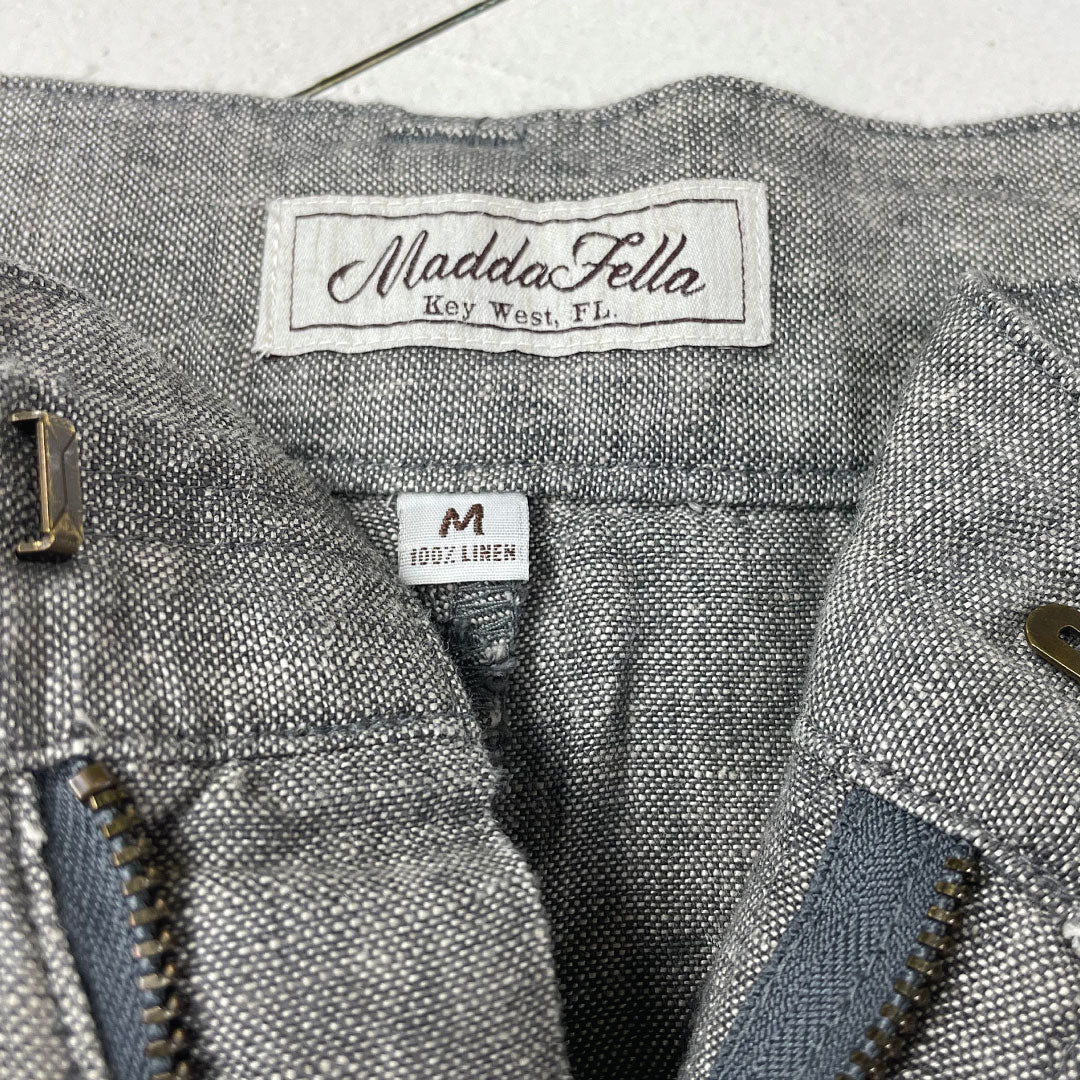 India Ink ++ gray linen pants mens