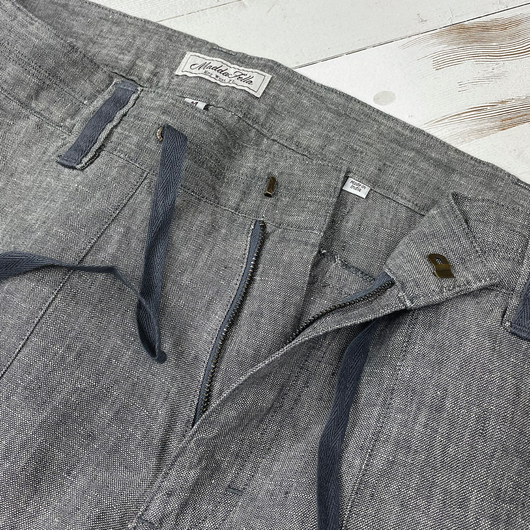 India Ink ++ gray linen pants mens