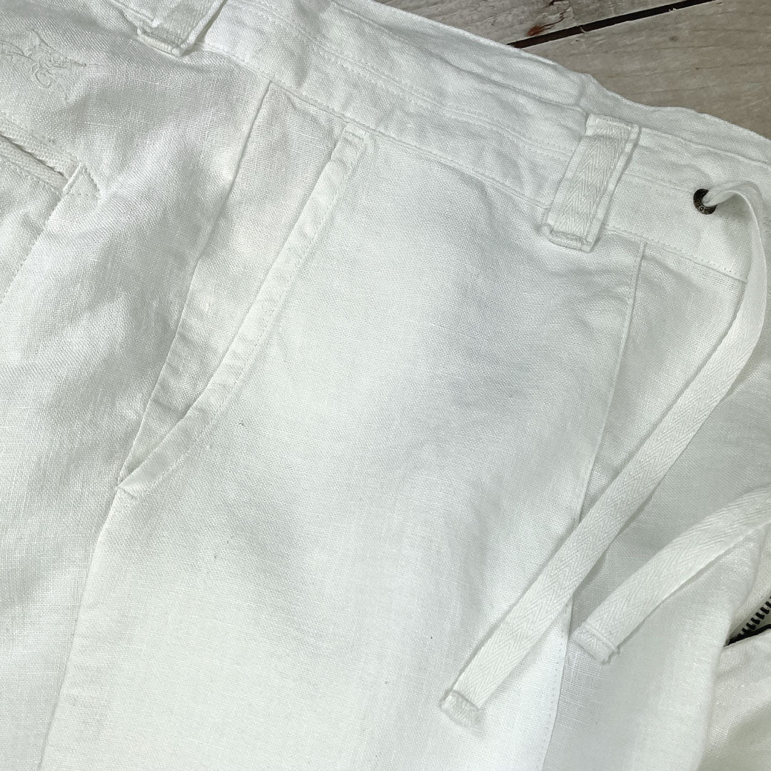 Sail White ++ white linen pants mens