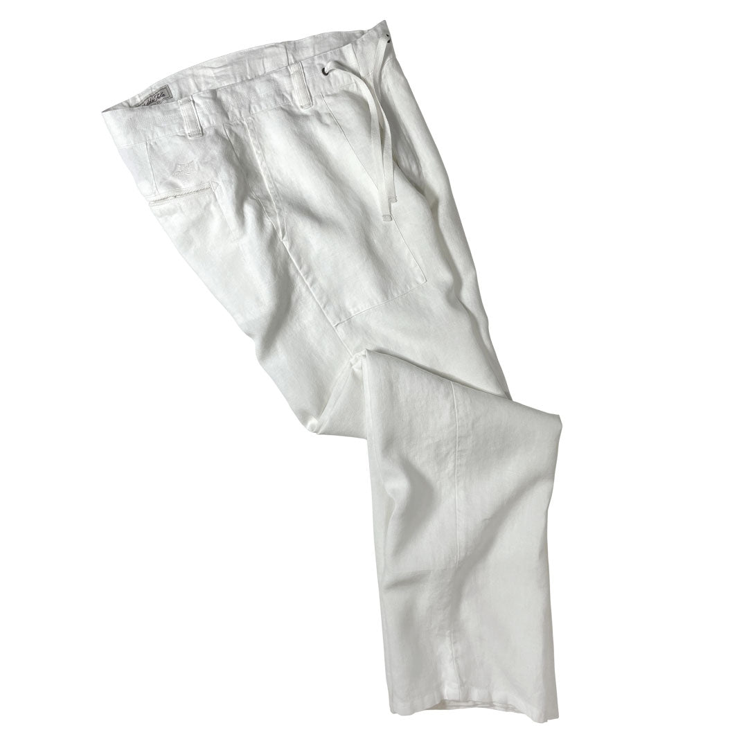 Sail White ++ white linen pants mens