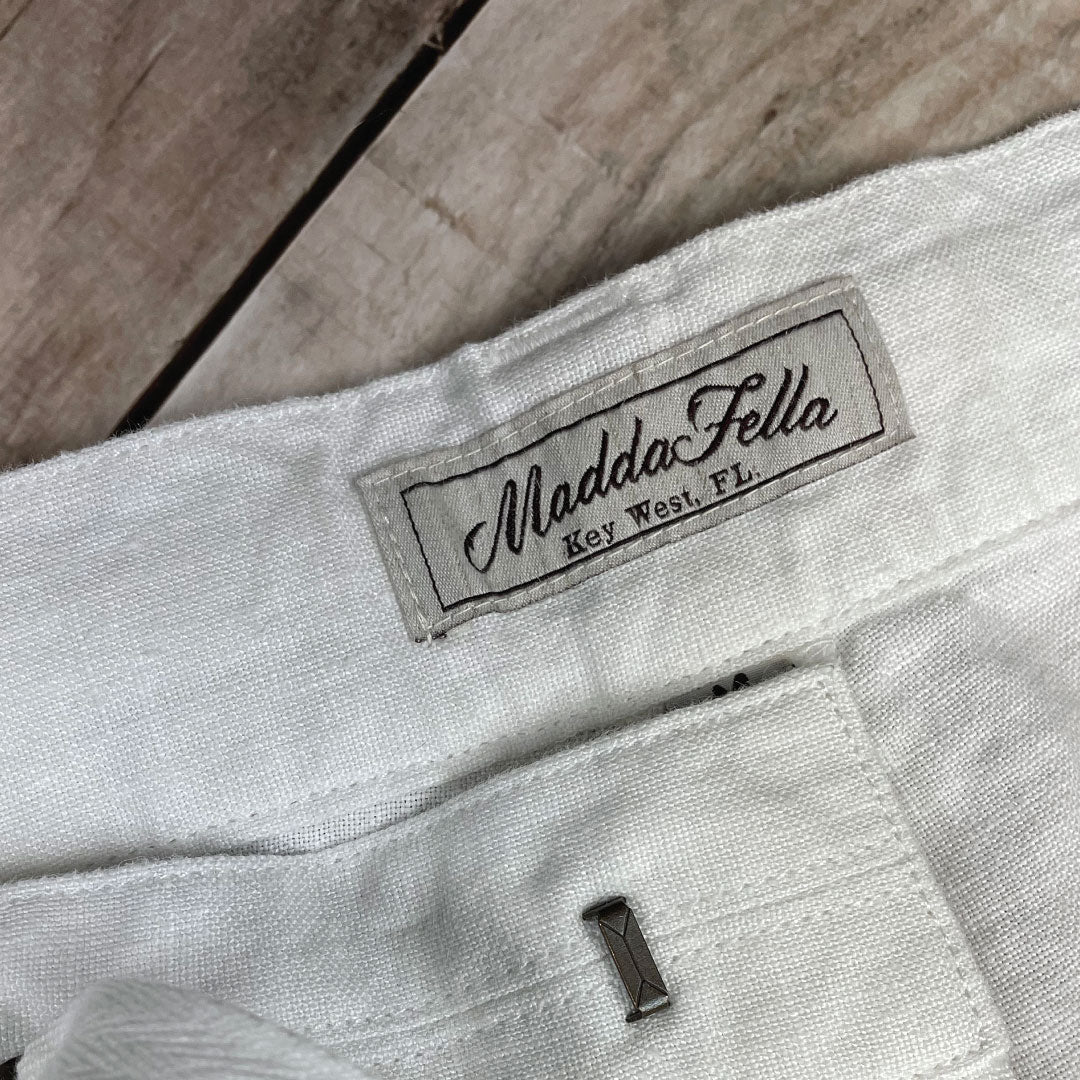 Sail White ++ white linen pants mens