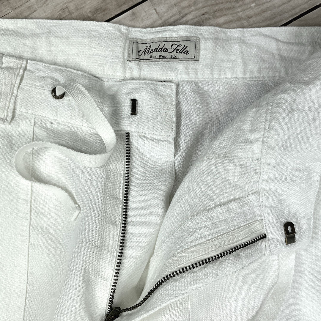 Sail White ++ white linen pants mens