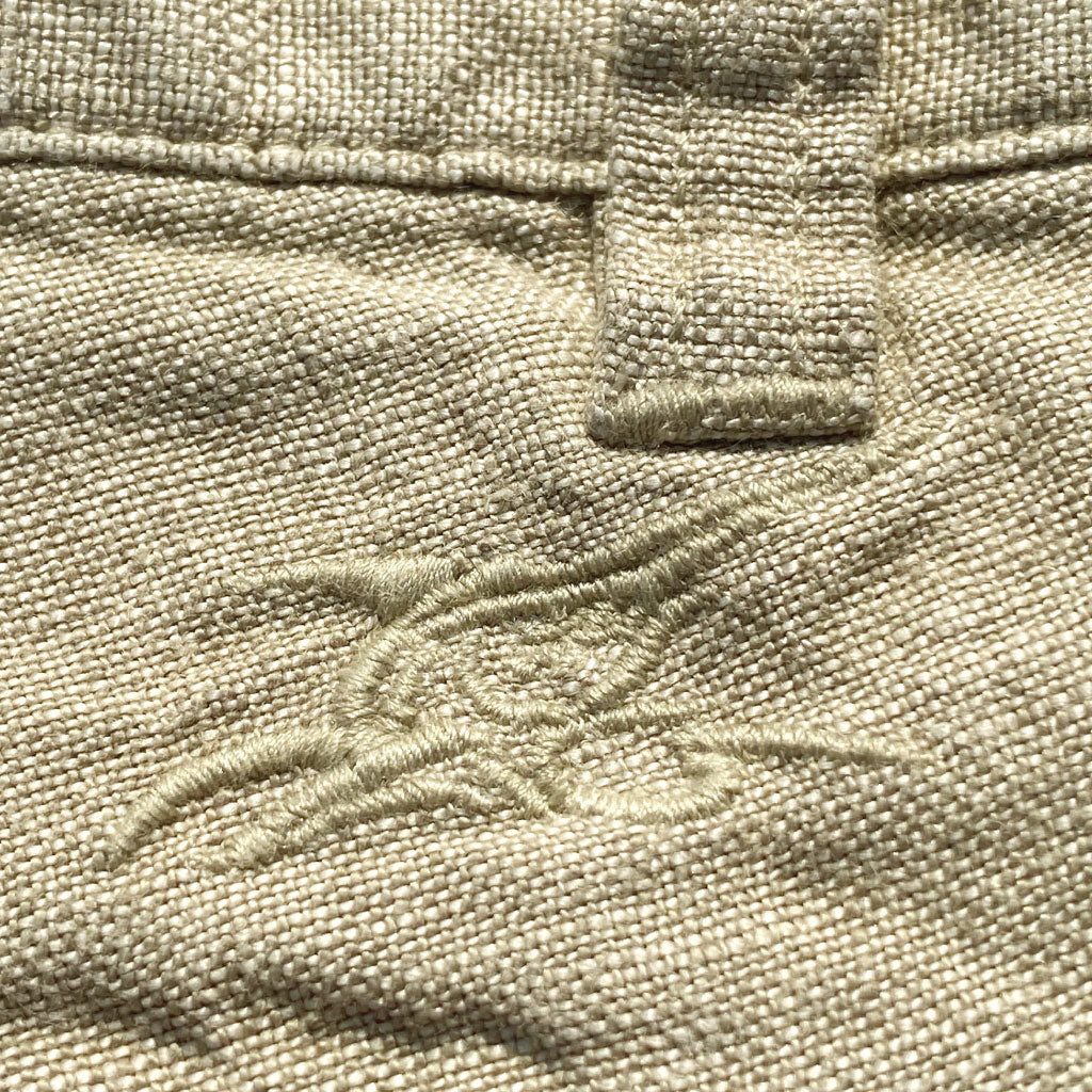 Khaki ++ mens khaki linen shorts
