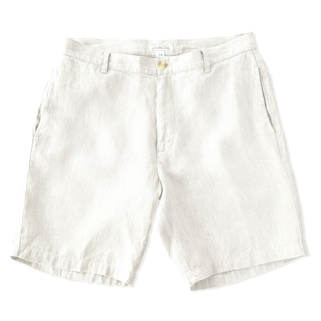 Sail White ++ mens white linen shorts