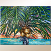 The Journey To Cocos Nucifera- Original Oil On Canvas