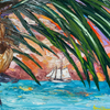 The Journey To Cocos Nucifera- Original Oil On Canvas