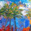 Tropical Winds – LE Embellished Giclee On Canvas