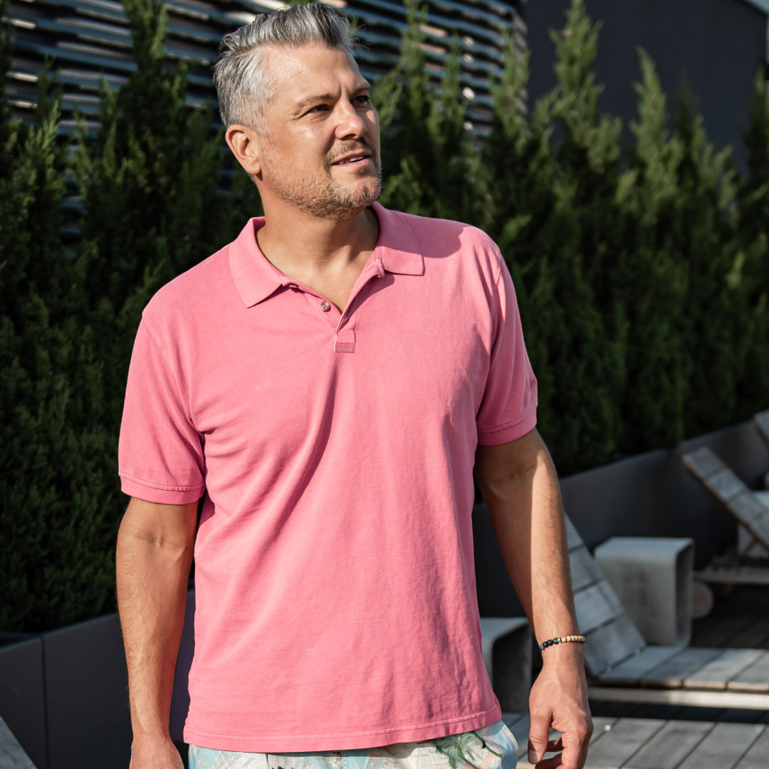 MIKADO着用nofakeglanz DIRTY FLAME POLO m Men's Polo Shirt | Madda Fella