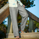 India Ink ++ gray linen pants mens