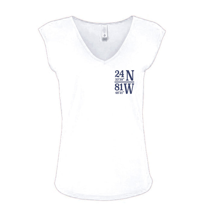 Women's V-Neck Key West World Championship