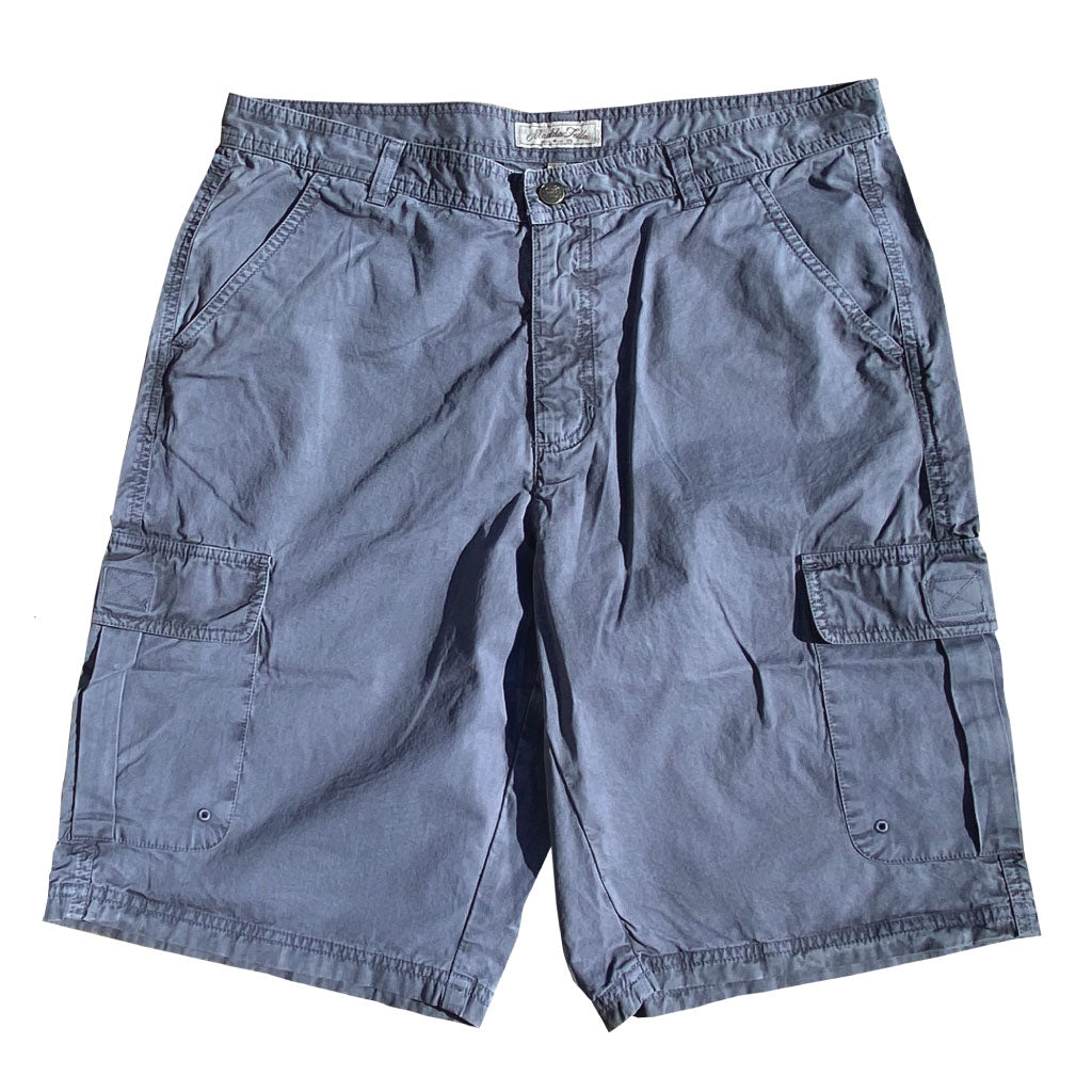 India Ink ++ mens navy blue cargo shorts