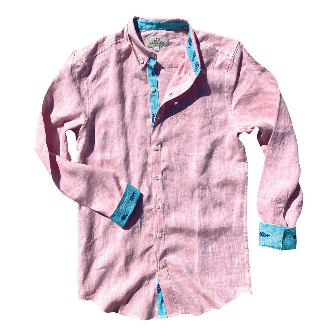 Island Coral/Pineapple Print