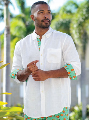 Green and cheap white shirt mens