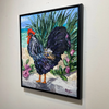 Key West Rooster Family – Cock – Original Oil On Canvas