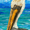 Sea Basin Pelican – LE Giclee On Canvas